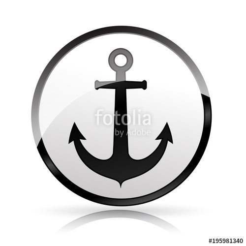 500x500 Anchor Icon On White Background Stock Image And Royalty Free