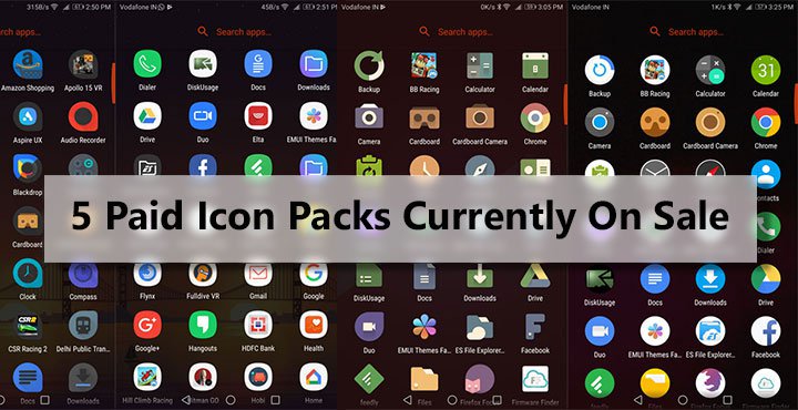 Paid Icon Packs Currently Free On The Google Play Store Droidviews 720x370 Paid Icon Packs Currently Free On The Google Play Store Droidviews