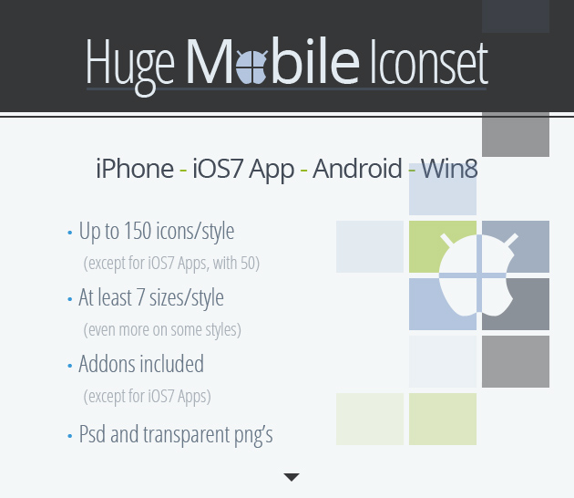 630x546 Free Mobile Icon Sets To Use In Your App