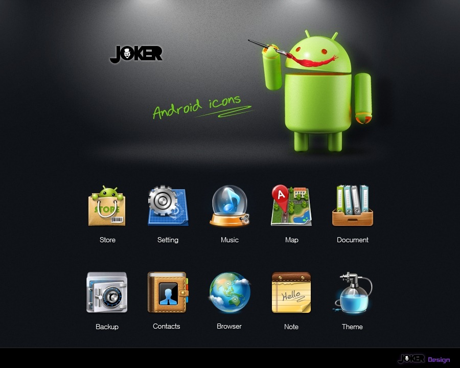 900x720 Android Icon Collection Images
