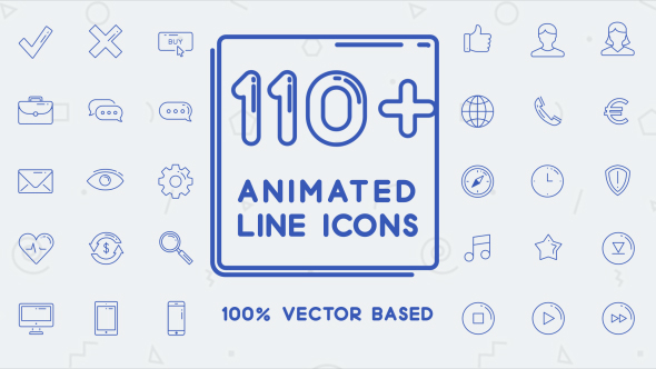 590x332 Animated Icons Video Effects Stock Videos From Videohive