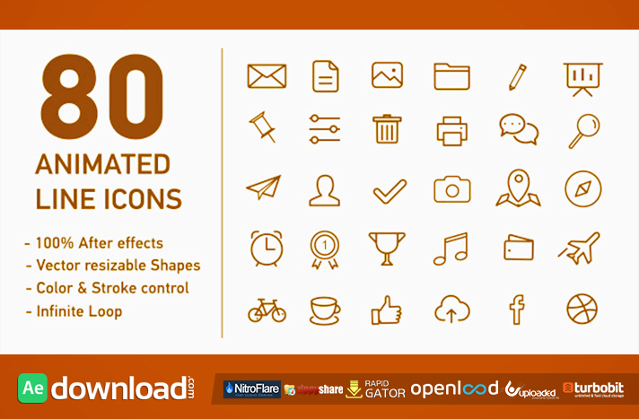 712x467 Videohive Animated Line Icons Free Download