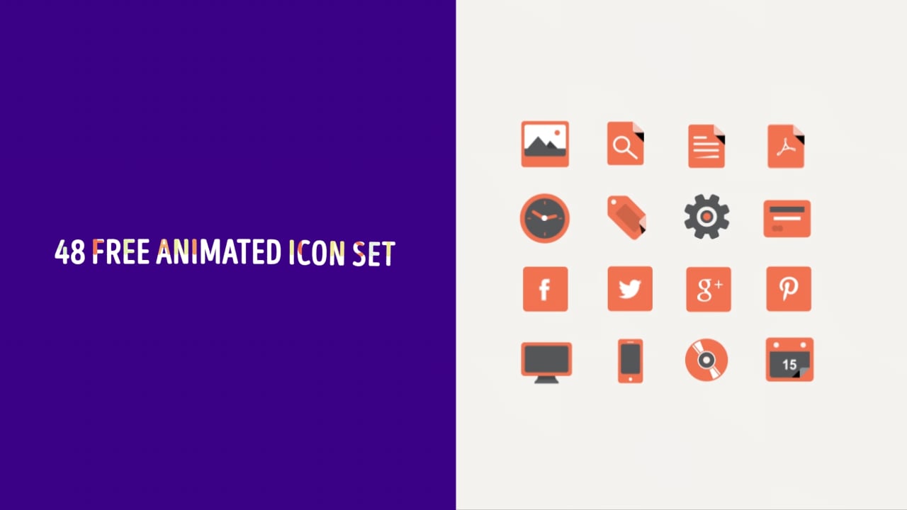 1280x720 Free Animated Icon Set On Vimeo