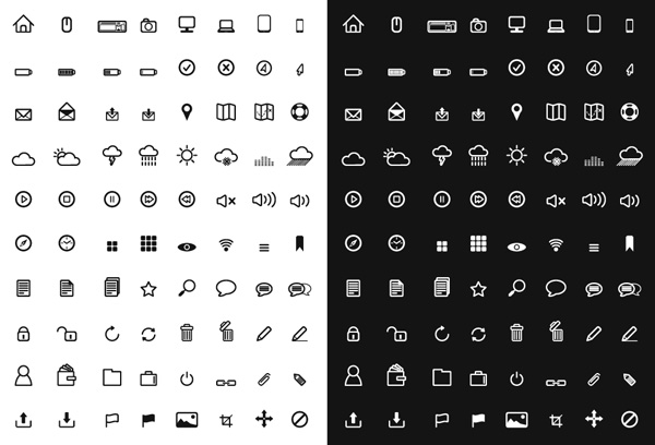 600x408 A Free Set Of Vector Icons For Your App