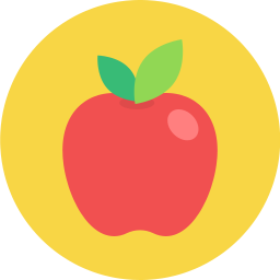 256x256 Apple Icon Flat
