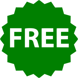 Green Free Badge Icon 256x256 Green Free Badge Icon