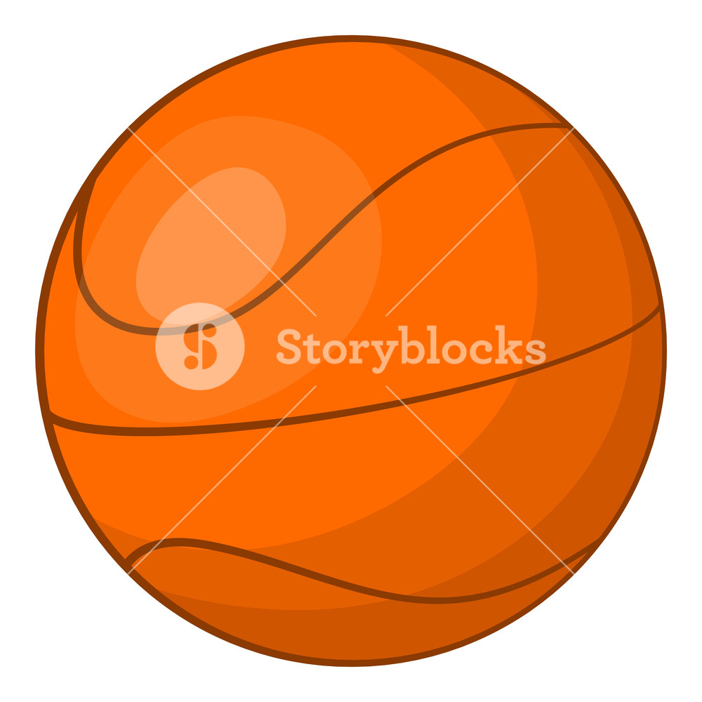 1000x1000 Basketball Icon Cartoon Illustration Of Basketball Vector Icon
