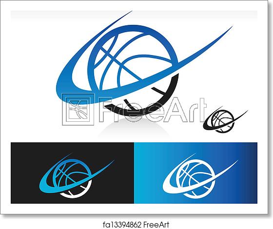 560x470 Free Art Print Of Swoosh Basketball Icon Basketball Icon