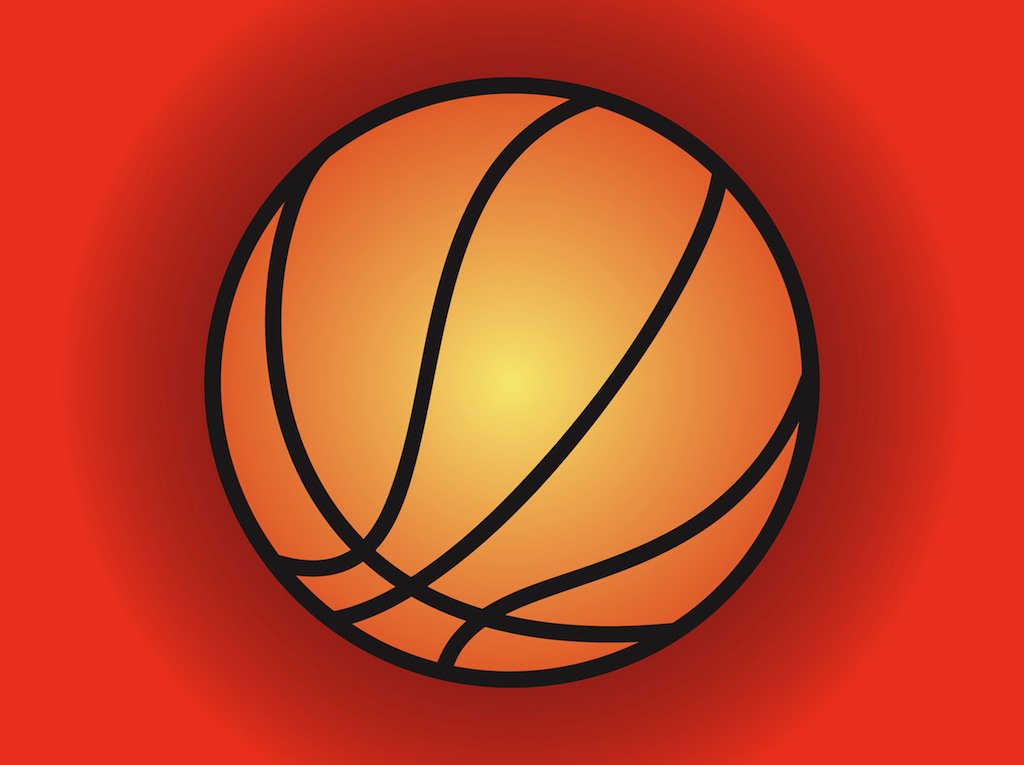 1024x765 Basketball Icon Vector Art Graphics