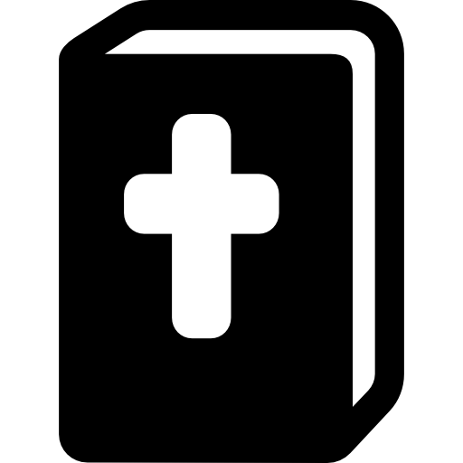 512x512 Bible With Cross In Cover Icons Free Download