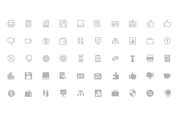 The Elegant Icon Font 580x380 The Elegant Icon Font