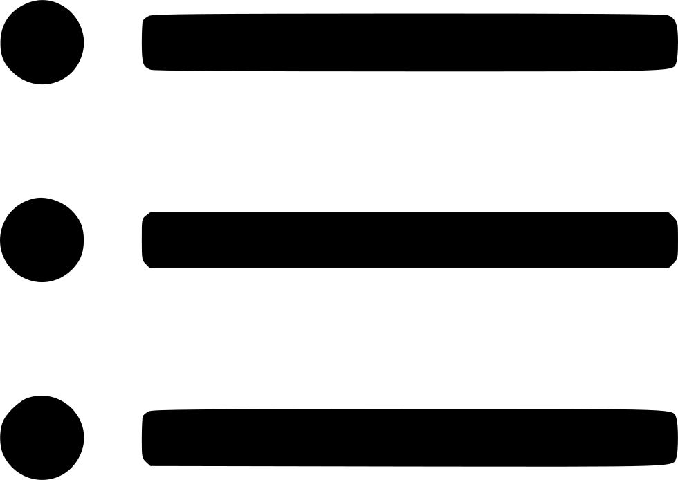 980x694 List Unorder Text Bullet Point Editor Png Icon Free Download