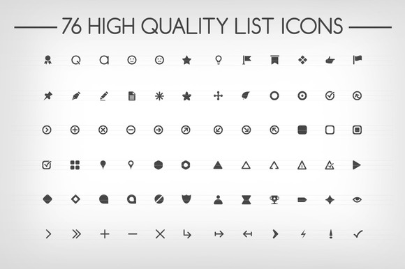 580x386 Unique Bullet Points