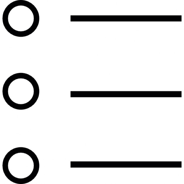 626x626 Bullet List Icon