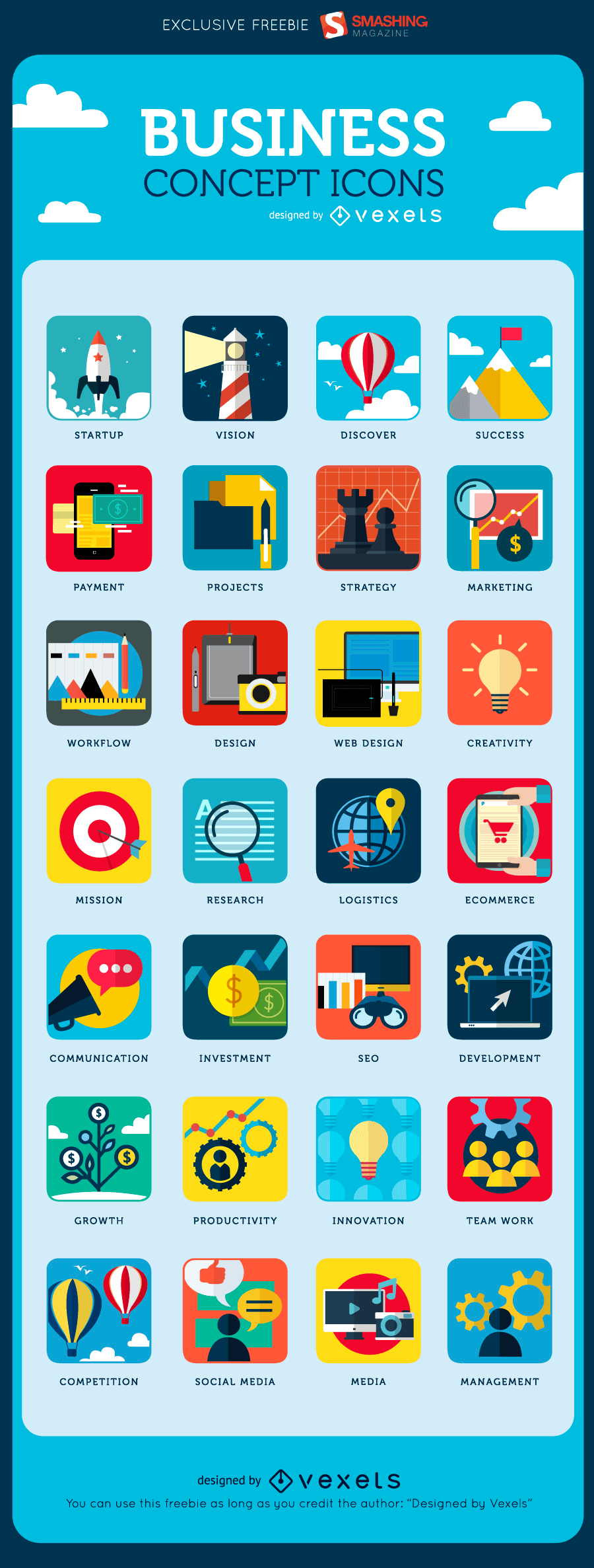 Free Business Icons For The Startup World 900x2373 Free Business Icons For The Startup World