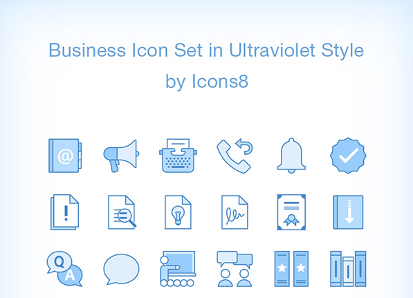 Set Of Free Business Icons 597x431 Set Of Free Business Icons