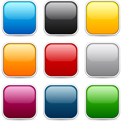 500x493 App Button Icons Colored Vector Set Free Download