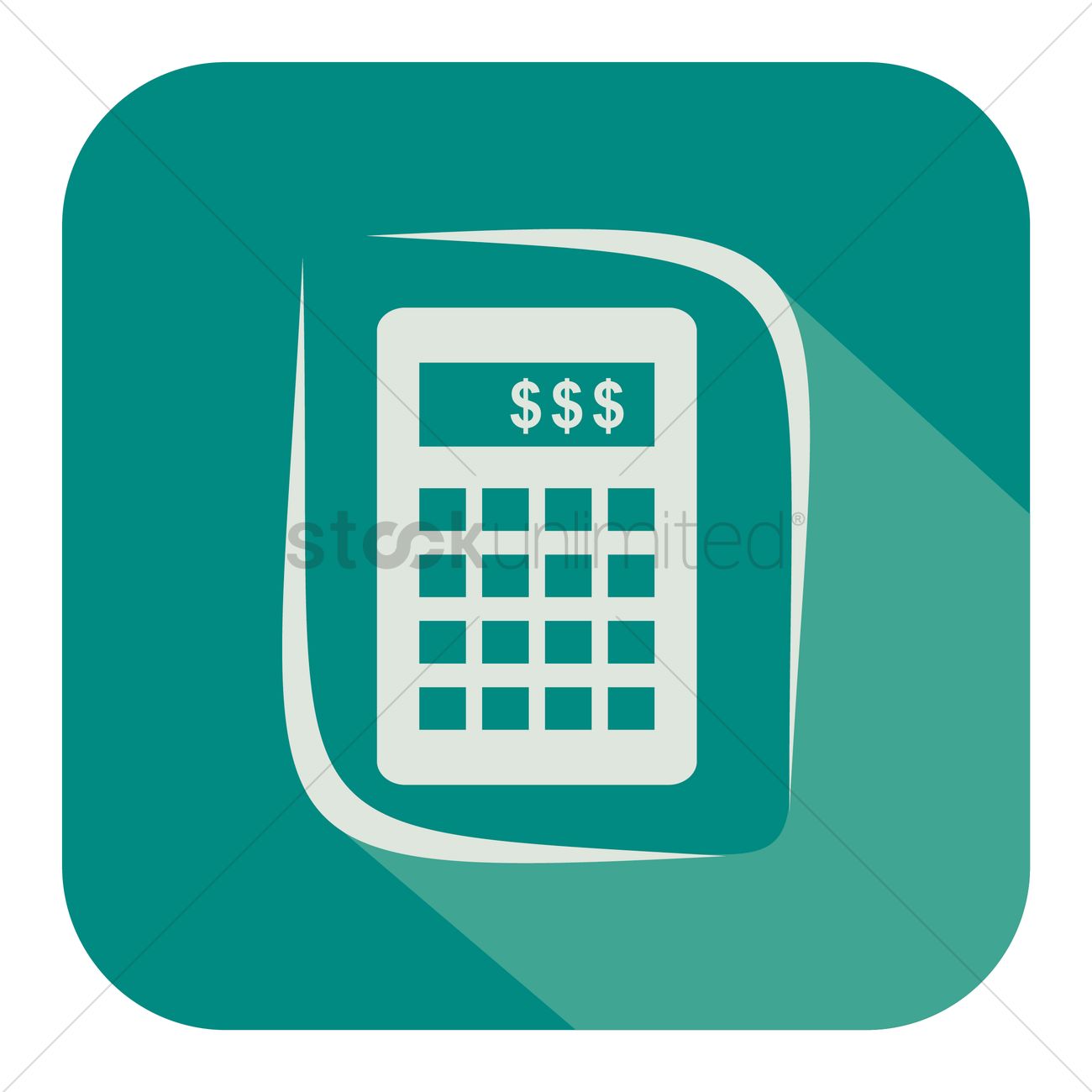 1300x1300 Free Calculator Icon Vector Image