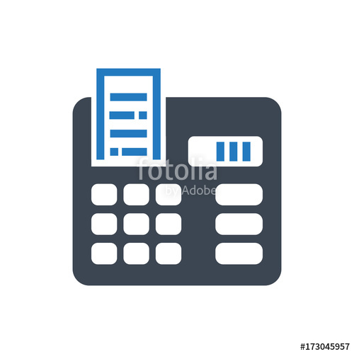 500x500 Tax Calculator Icon Stock Image And Royalty Free Vector