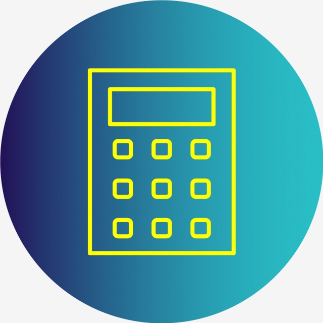 640x640 Vector Calculator Icon, Accounting, Calculator, Math Icon Png
