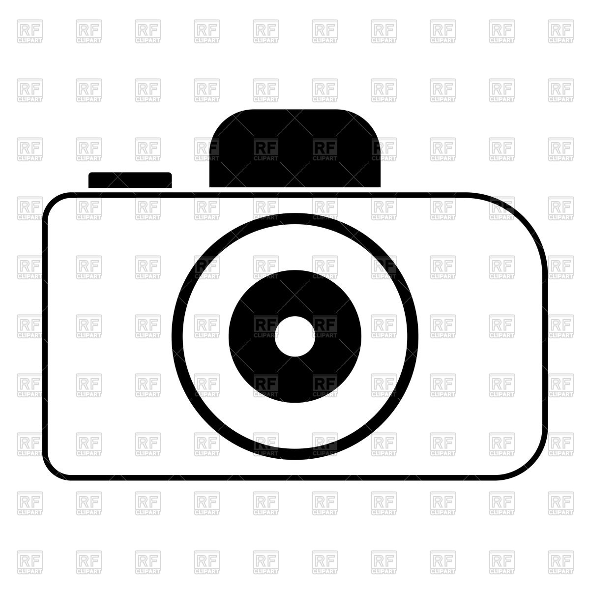 1200x1200 Camera Icon Vector Image Of Signs, Symbols, Maps
