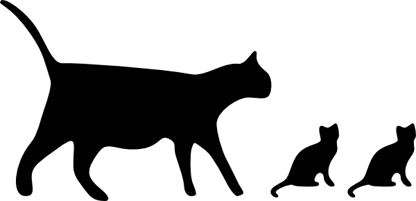 600x290 Cat Icons Clip Art