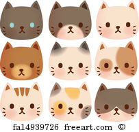 203x194 Free Cat Icon Art Prints And Wall Artwork Freeart
