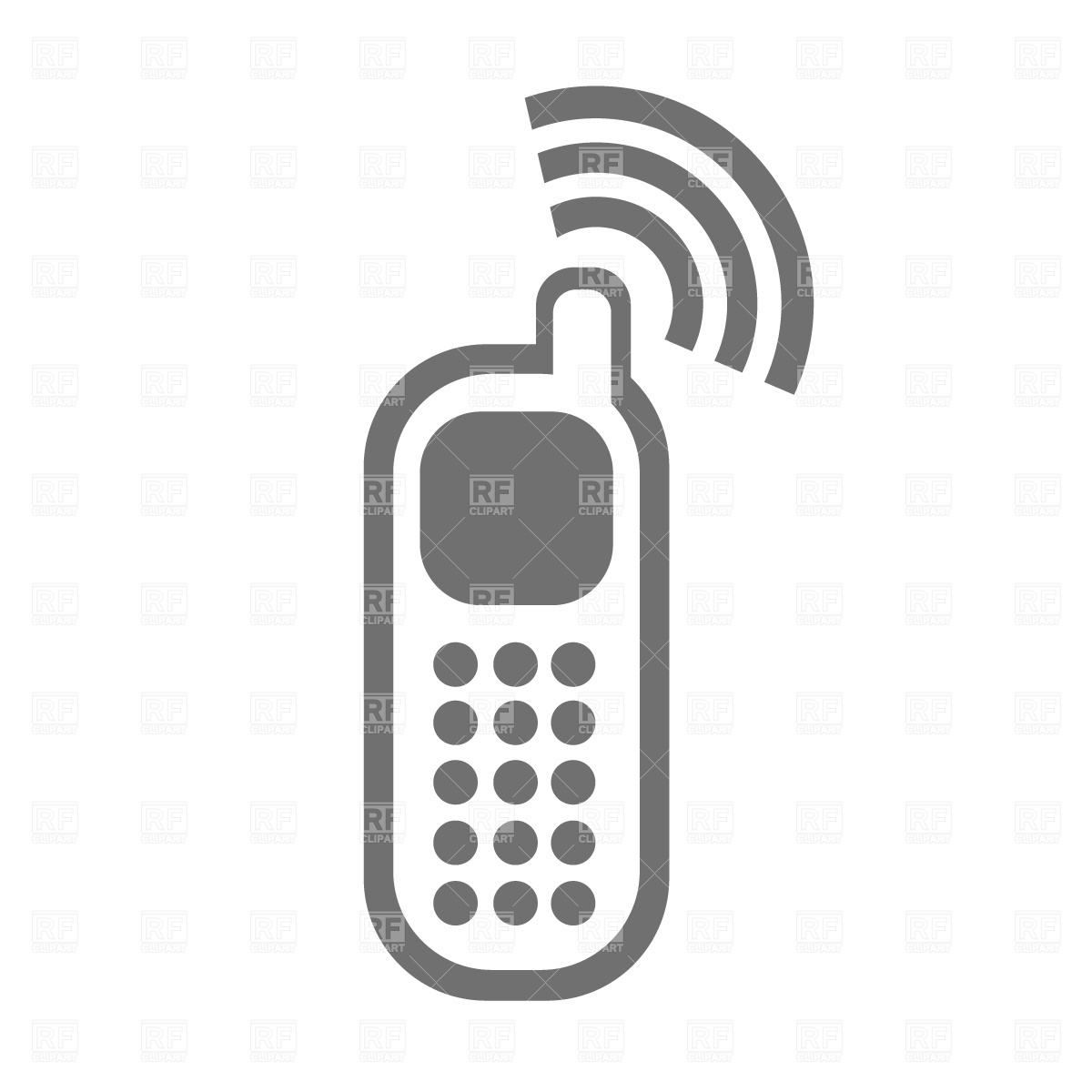 Cell Phone Icon Free Vector Image Vector Artwork Of Technology 1200x1200 Cell Phone Icon Free Vector Image Vector Artwork Of Technology