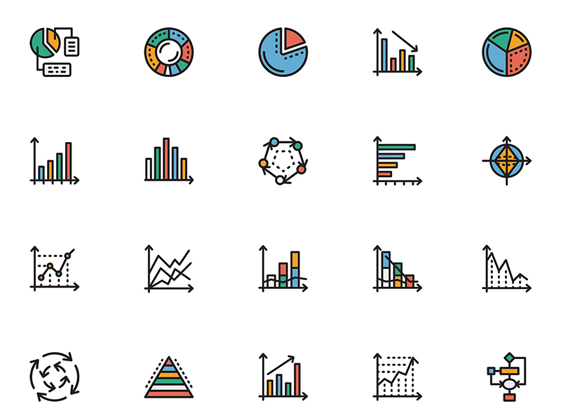 800x600 Chart Icons Sketch Freebie