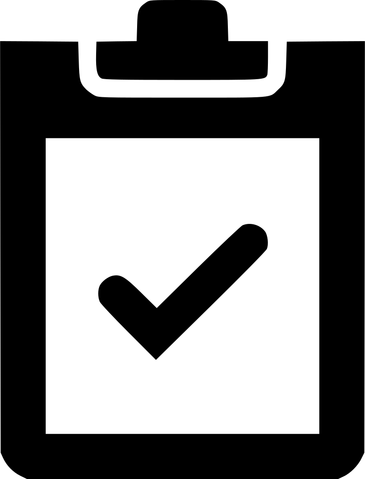 748x980 Clipboard Checkmark Png Icon Free Download