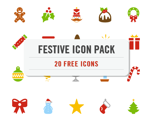 Festive Christmas Icons 500x414 Festive Christmas Icons