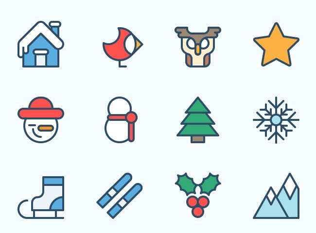 Free Christmas Themed Icon Sets Creative Nerds 650x480 Free Christmas Themed Icon Sets Creative Nerds