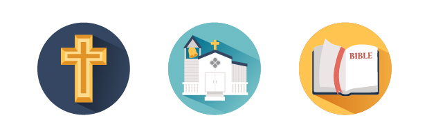 643x200 Free Church Icons With Christian Symbols