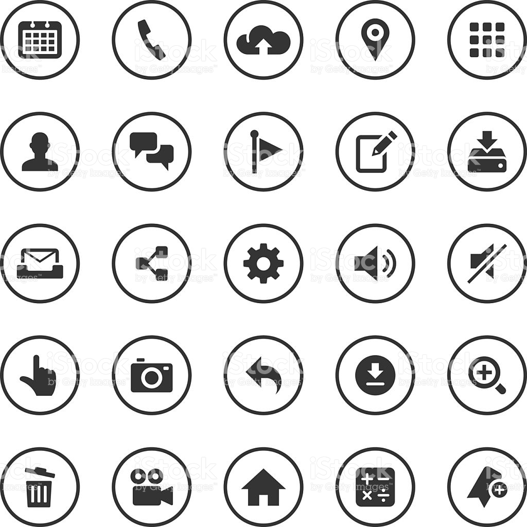 1024x1024 Circle Icon Set