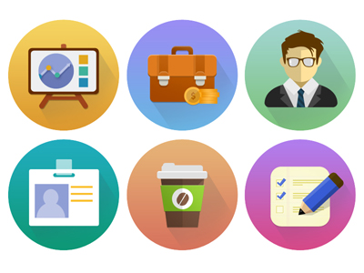 400x300 Free Flat Circle Icons