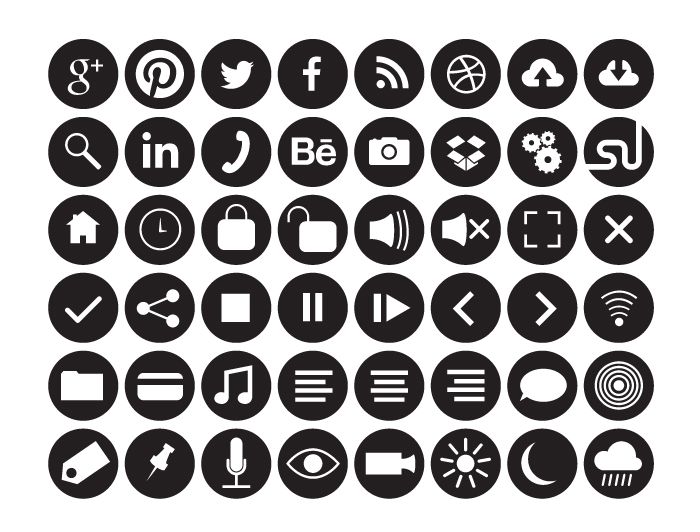 700x532 Free Hollow And Solid Fill Circle Icons