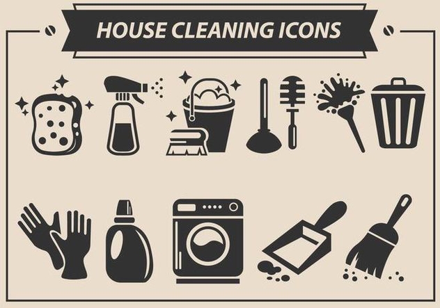 632x443 House Cleaning Vector Icons Free Vector Download Cannypic