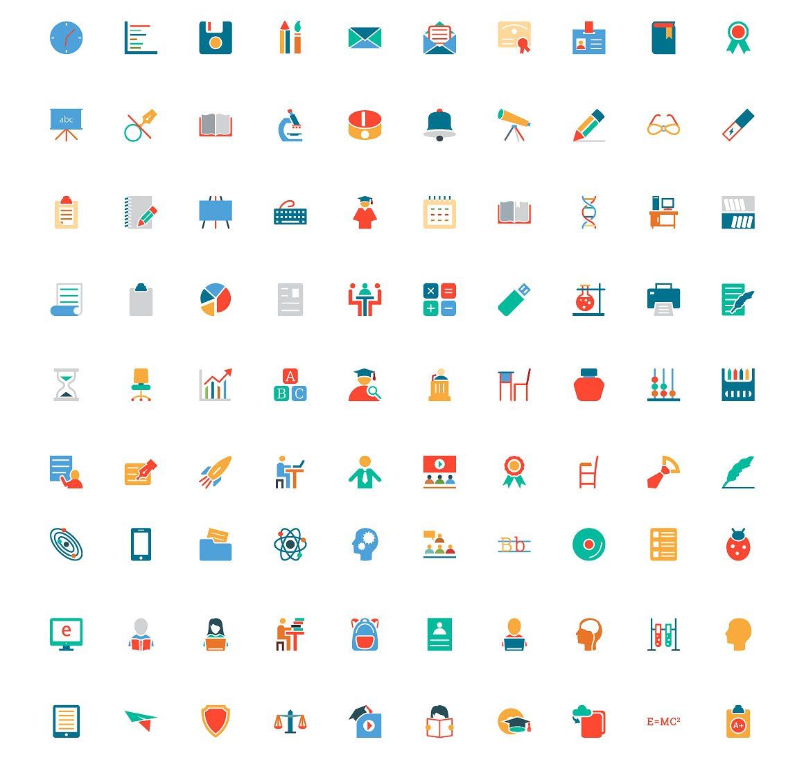 1160x1113 Education Colored Icons Icon, Flaticon, Icons, Icon Pack