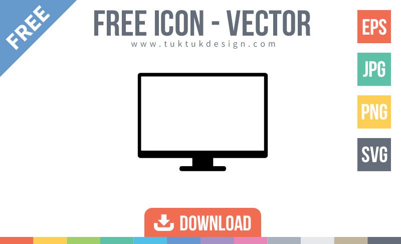 800x486 Computer Icon Free Vector Image