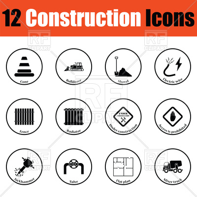 400x400 Construction Icon Vector Image Of Signs, Symbols, Maps Angelp
