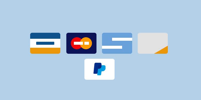 800x400 Free Payment Method Credit Card Icon Set
