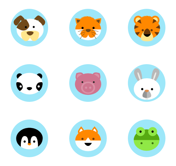 600x564 Animal Cute Icon Packs