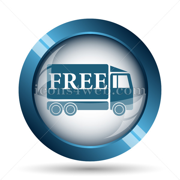 600x600 Free Delivery Truck Image Icon