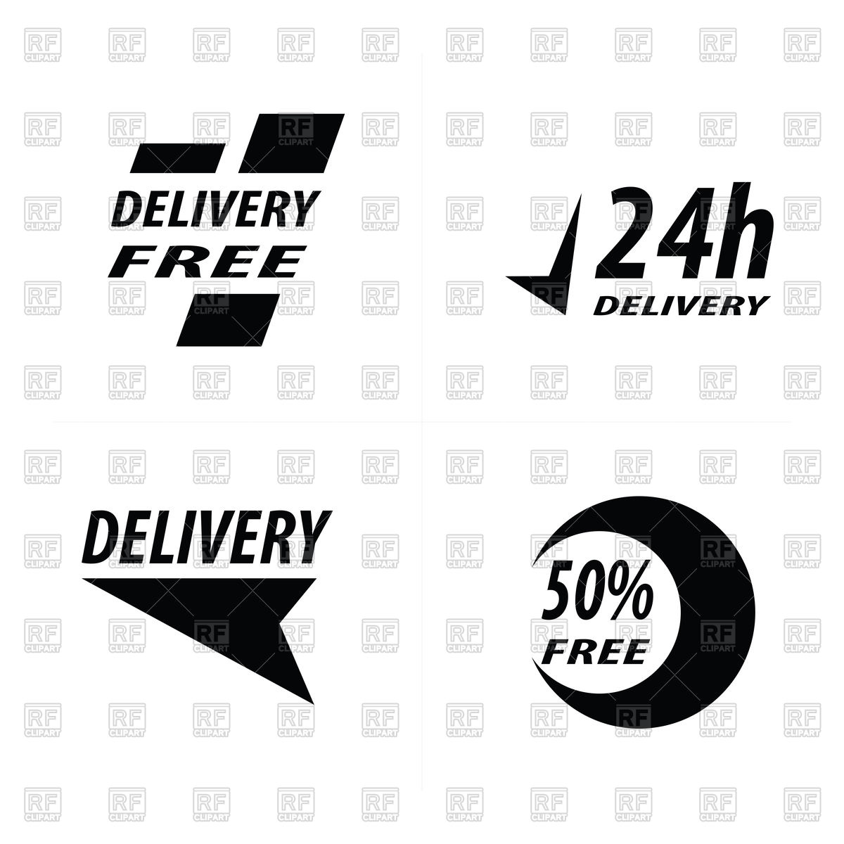 1200x1200 Free Delivery Icons Vector Image Of Signs, Symbols, Maps