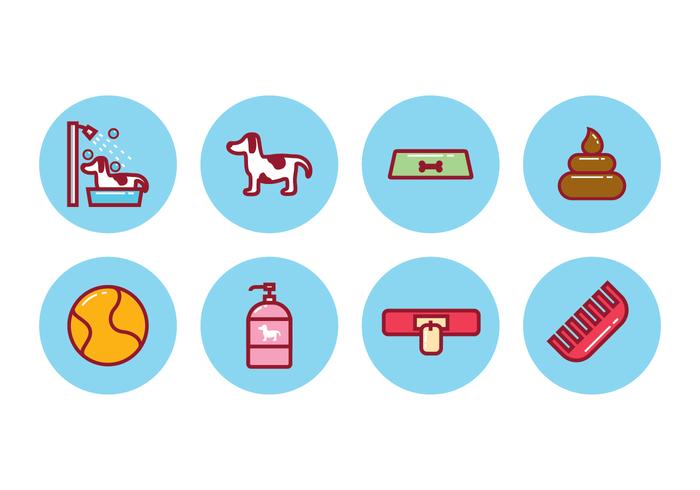 Dog Icons Free Vector Art 700x490 Dog Icons Free Vector Art