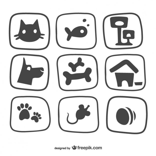Pet Icons Pack Vector Free Download 626x626 Pet Icons Pack Vector Free Download