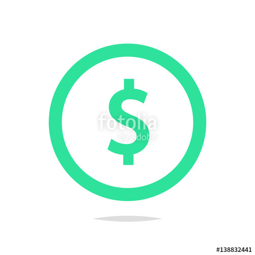 Dollar Sign Vector Icon Stock Image And Royalty Free Vector 500x500 Dollar Sign Vector Icon Stock Image And Royalty Free Vector