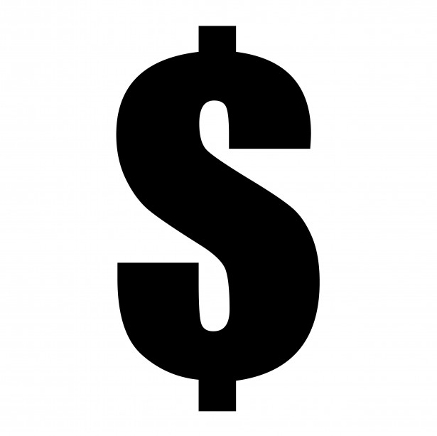 Dollar Sign Black Free Stock Photo 615x613 Dollar Sign Black Free Stock Photo