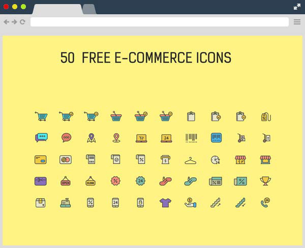 600x487 Free Ecommerce Icons On Behance