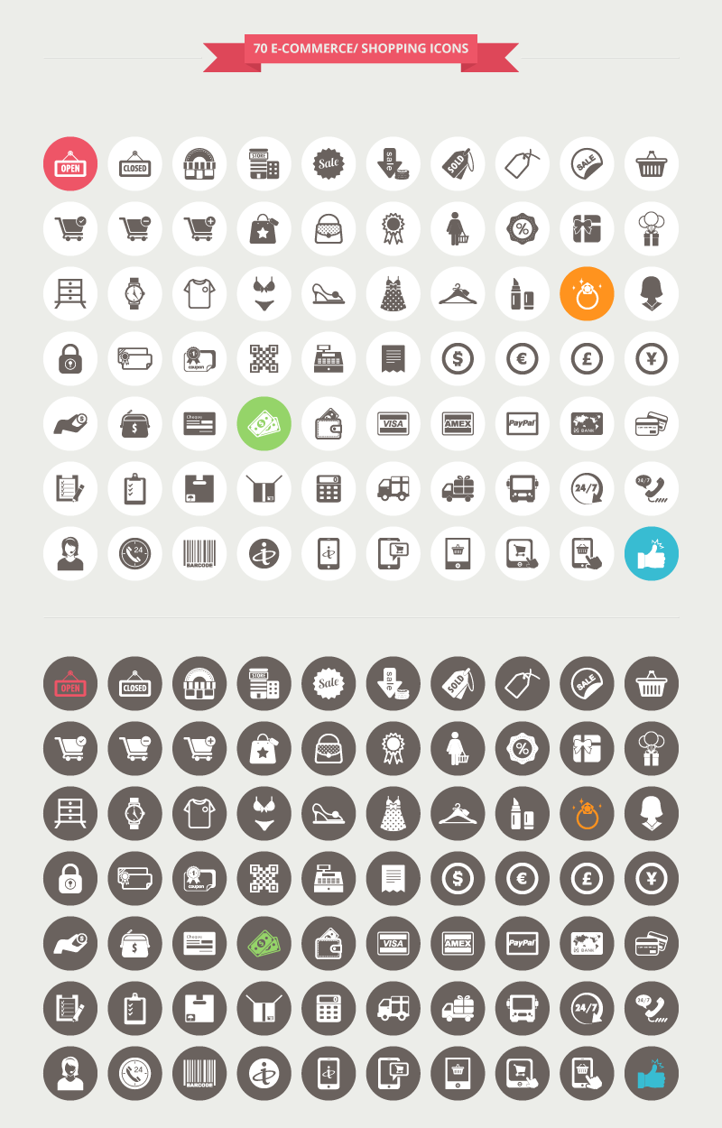 800x1250 Free Ecommerce Shopping Icons For Illustrator Photoshop